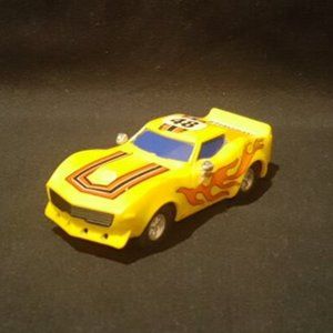 Vintage Artin Industrial RC-34 Yellow Stingray Slot Car